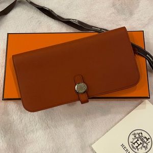🍊 Hermes Dogon Recto-Verso wallet